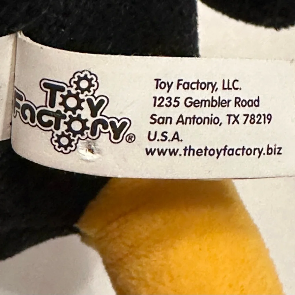 Warner Bros Looney Tunes Daffy Duck Stuffed Animal Plush Soft Toy 10 inches